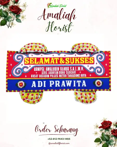 Papan Bunga Ucapan Selamat nyalindung