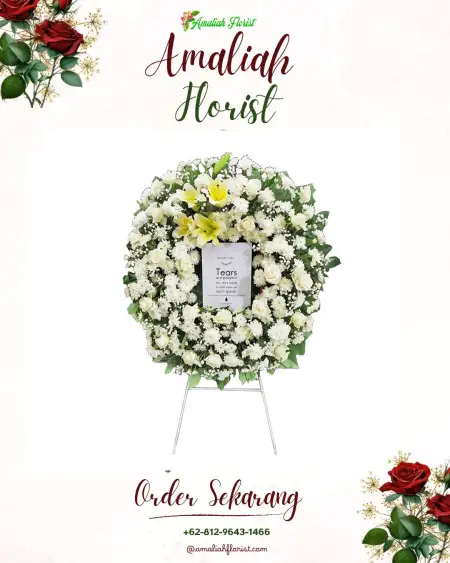 Krans Bunga Duka nyalindung